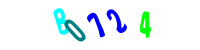 Blue Captcha Image