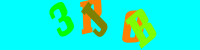 Blue Captcha Image