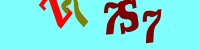 Blue Captcha Image