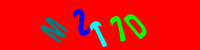 Blue Captcha Image