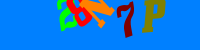 Blue Captcha Image