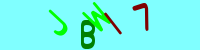 Blue Captcha Image