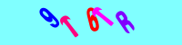 Blue Captcha Image