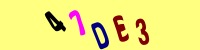 Blue Captcha Image