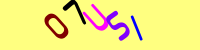 Blue Captcha Image