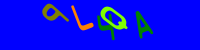 Blue Captcha Image
