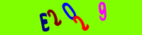 Blue Captcha Image
