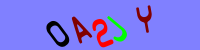 Blue Captcha Image