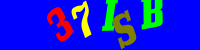 Blue Captcha Image