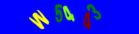 Blue Captcha Image