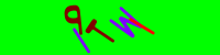 Blue Captcha Image