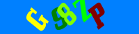 Blue Captcha Image