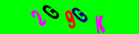 Blue Captcha Image