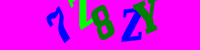 Blue Captcha Image