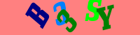 Blue Captcha Image