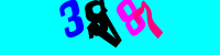 Blue Captcha Image