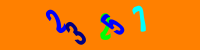 Blue Captcha Image