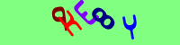 Blue Captcha Image