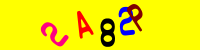 Blue Captcha Image