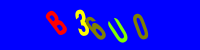 Blue Captcha Image