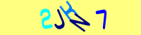 Blue Captcha Image