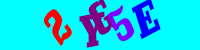 Blue Captcha Image