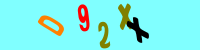 Blue Captcha Image