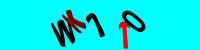 Blue Captcha Image
