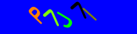 Blue Captcha Image
