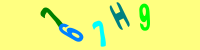 Blue Captcha Image