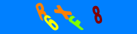 Blue Captcha Image