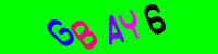 Blue Captcha Image