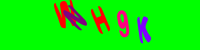 Blue Captcha Image