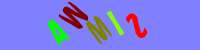 Blue Captcha Image