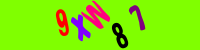 Blue Captcha Image