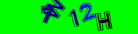 Blue Captcha Image