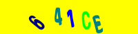 Blue Captcha Image