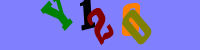 Blue Captcha Image