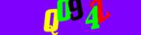 Blue Captcha Image