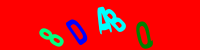 Blue Captcha Image
