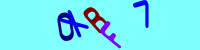 Blue Captcha Image