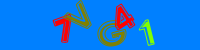Blue Captcha Image