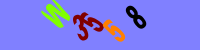 Blue Captcha Image