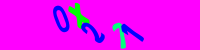 Blue Captcha Image