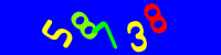 Blue Captcha Image
