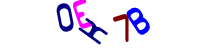 Blue Captcha Image