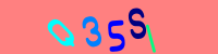 Blue Captcha Image
