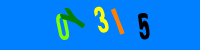 Blue Captcha Image