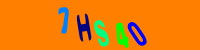 Blue Captcha Image