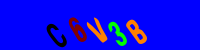 Blue Captcha Image